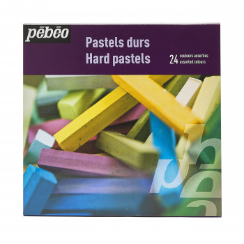HARD PASTELS BOX OF 24 ASSORTED