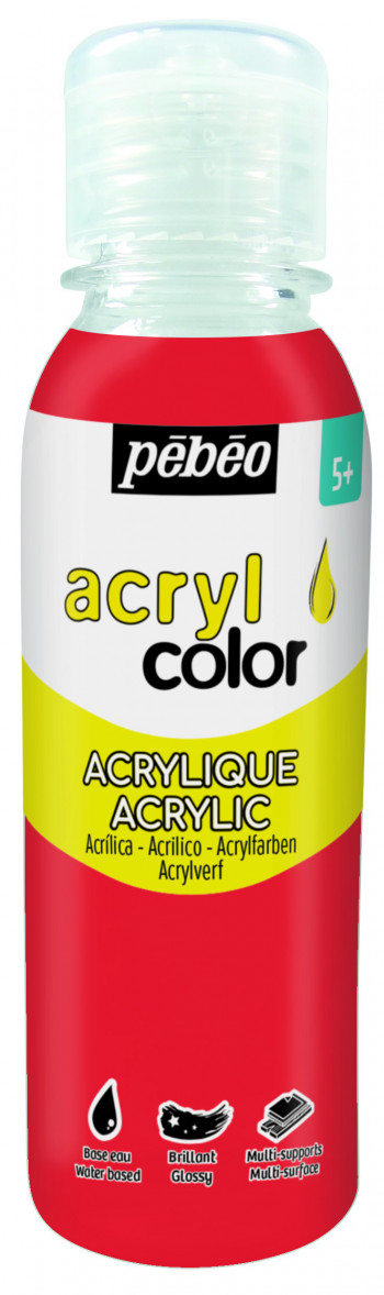 ACRYLCOLOR 150 ML PRIMARY RED