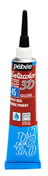 Контур по ткани Setacolor 3D 20 мл глянцевый красный перец