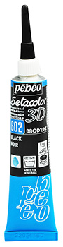 Контур по ткани Setacolor 3D 20 мл объемный черный