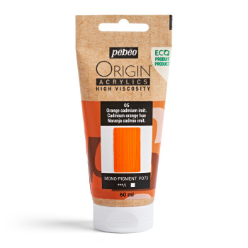 ORIGIN ACRYLICS 60 ML ORANGE CADMIUM IMITATION