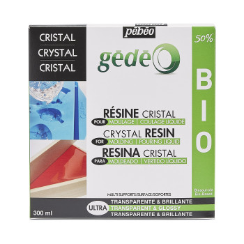 Gedeo набор прозрачной смолы Bio Crystal 300 мл