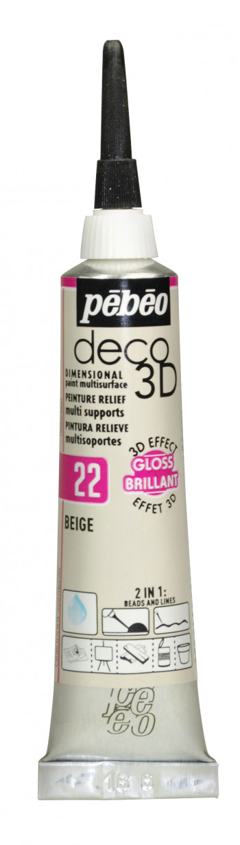 DECO 3D BRILLANT 20 ML BEIGE DECO 3D BRILLANT 20 ML BEIGE