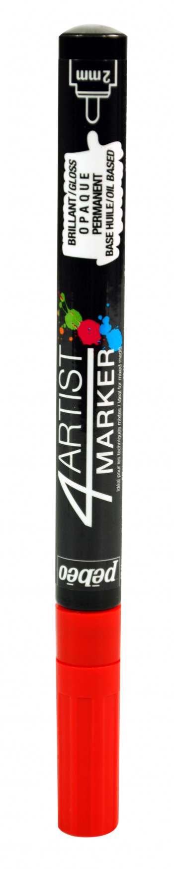 Художественный маркер 4ARTIST MARKER на масляной основе 2 мм Красный