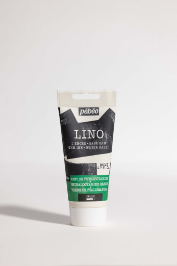 L'ENCRE LINOGRAVURE 80 ML VERT DE PHTALOCYANINE