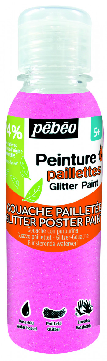 GLITTER PAINT 150 ML PINK