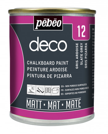 Краска Deco с эффектом грифельной доски 250 мл серый сланец
