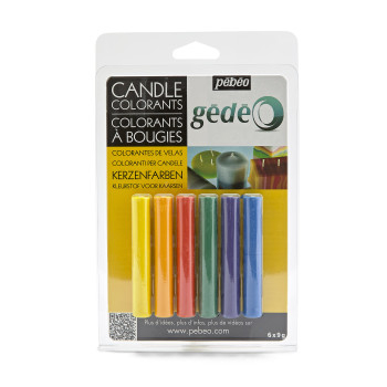 GÉDÉO 6 COLORANTS BOUGIE COULEURS ASSORTIES