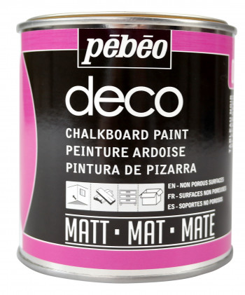 Краска Deco с эффектом грифельной доски 500 мл черный сланец