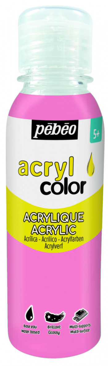 Краска акриловая ACRYLCOLOR 150 мл ярко-розовый