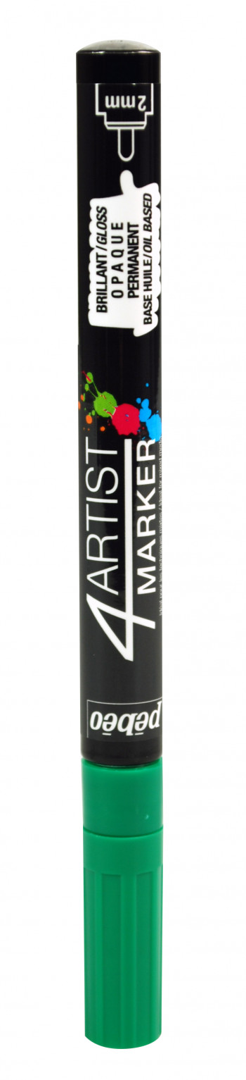 Художественный маркер 4ARTIST MARKER на масляной основе 2 мм Темно-зеленый