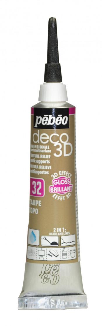 DECO 3D GLOSS 20 ML TAUPE