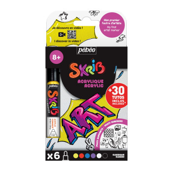 SET DE 6xSKRIB ACRYLIQUE