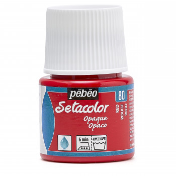 SETACOLOR OPAQUE 45 ML RED | Pebeo